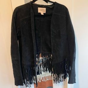 Forever 21 fringe jacket